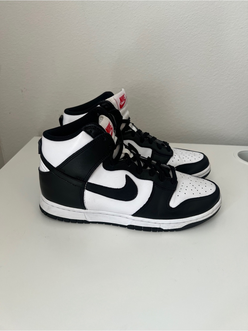 Nike Dunk High Black White Panda Sneakers Men's Size US 8